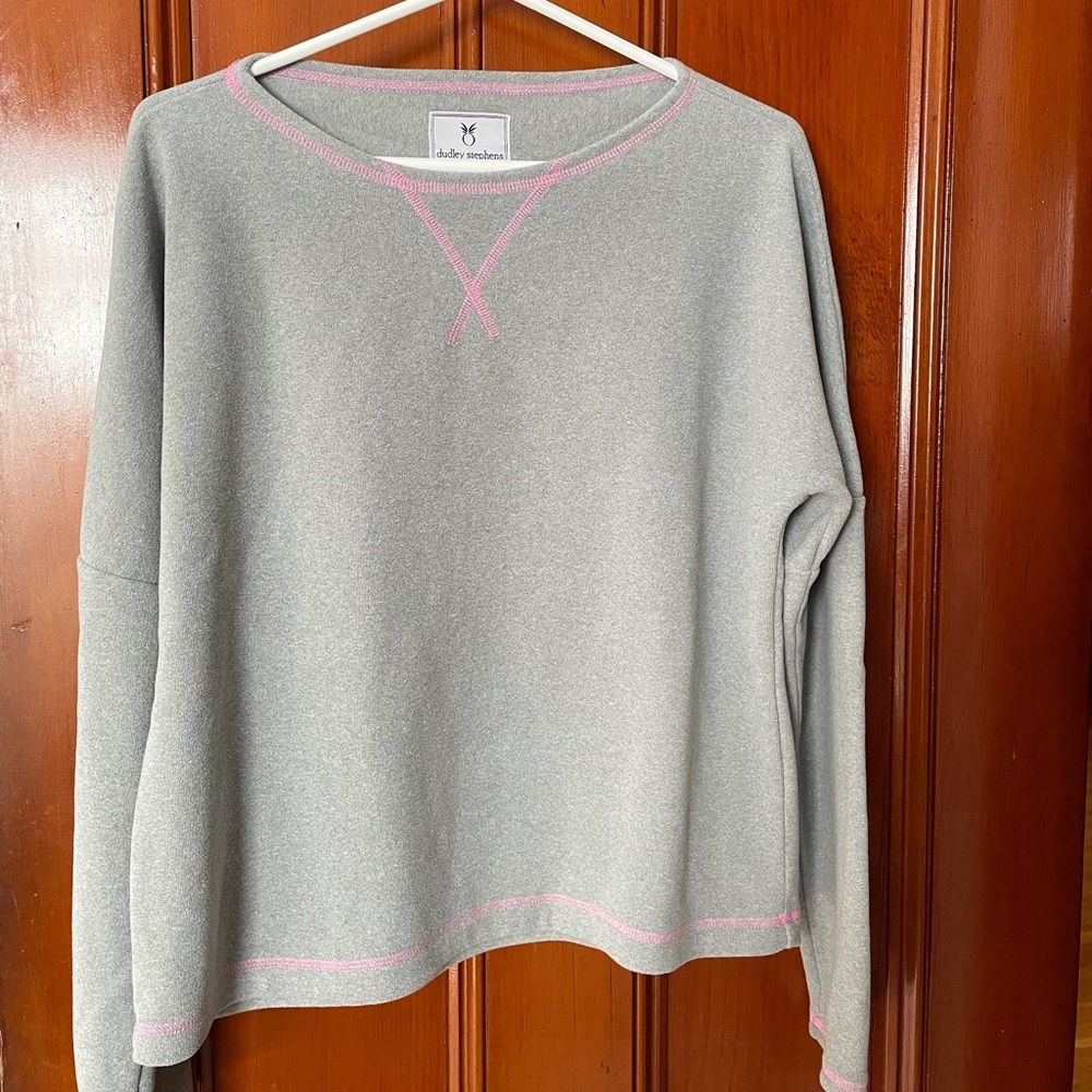 Dudley Stephens terry fleece Somerset sweatshirt.